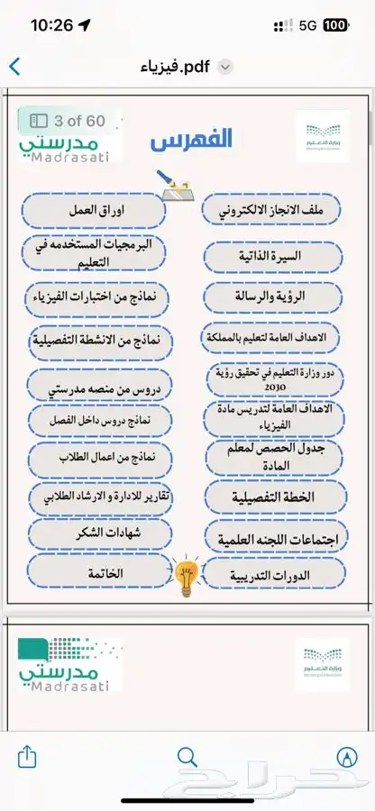 ملف انجاز  الكتروني و ورقي 2