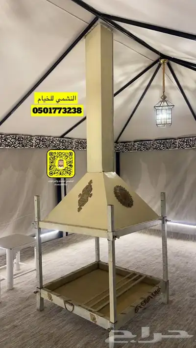 بيوت شعر عادية ع هيكل حديد بدون اطناب 27