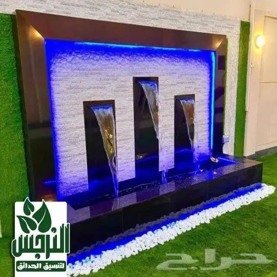 تنسيق حدائق تركيب العشب الصناعي 1