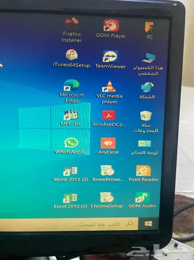 كمبيوتر ديل i7 سريع مع شاشة وكامل الاغراض ويندوز 10 7