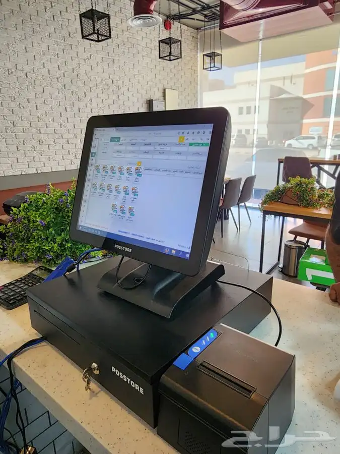 كاشير لمس عادي ايباد ومحمول متوفر مستخدم وجديد بضمان 11