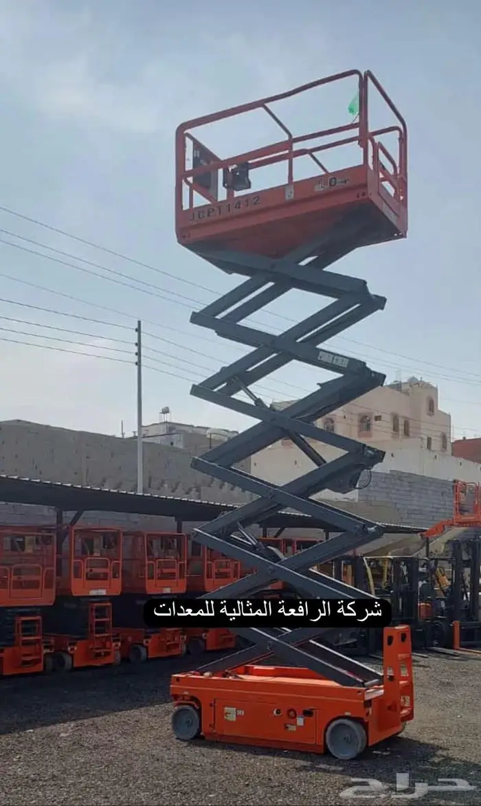 سيزرلفت ومان لفت للأجار في جده scissorlift manlift 3