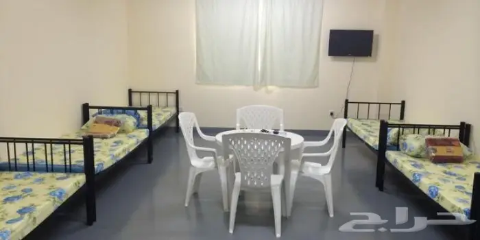 تجهيز سكن عمال وموظفين سرير حديد دورين مفارش دواليب مراتب 0