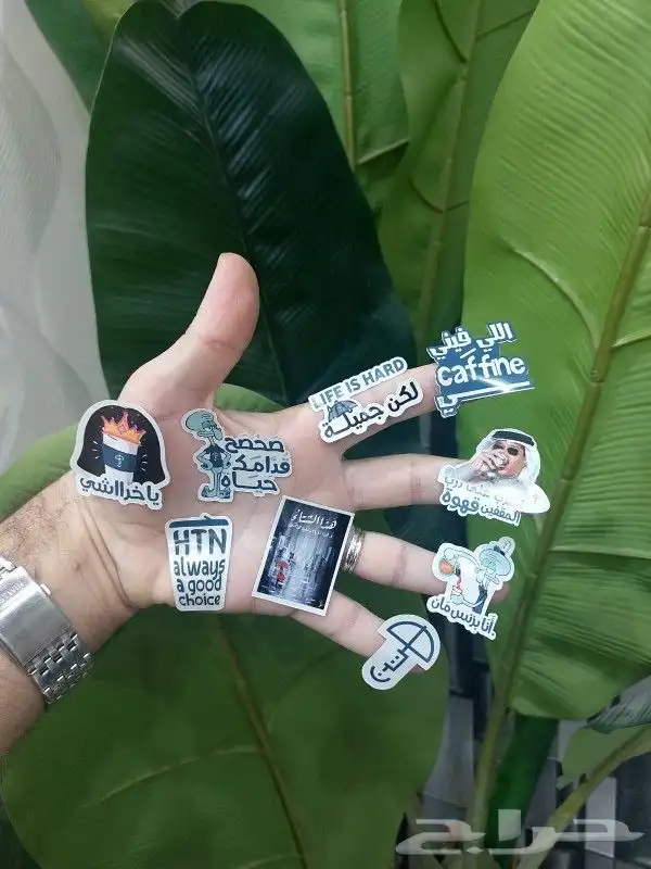 بزنس كارد لوقو قماشي لوقو جلد استيكرات 6