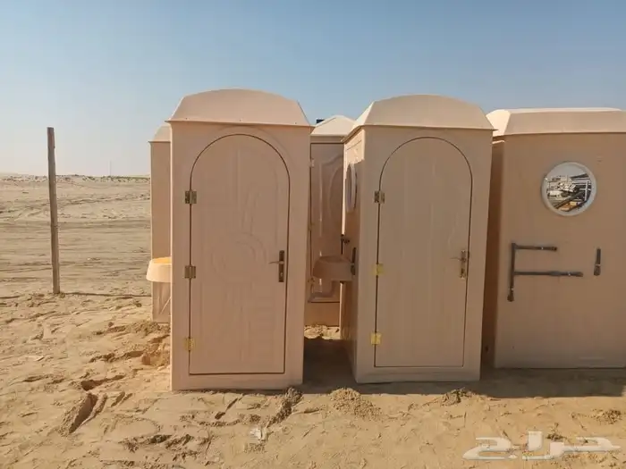 حمامات متنقلة فايبر جلاس 0