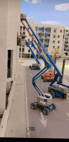 رافعة تلسكوبية شوكية للإيجار JCB ميرلو..سيزر لفت مان لفت ر 4