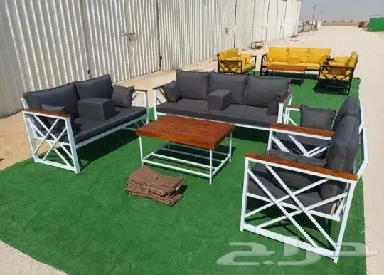 تفصيل كنب وجلسات داخليه وخارجيه وستائر حسب طلب جميع انواع 7