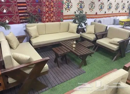 تفصيل كنب وجلسات داخليه وخارجيه وستائر حسب طلب جميع انواع 5