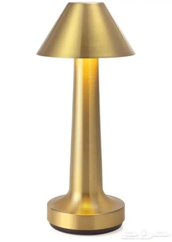 مصباح LED مكتبي ذهبي للكافيهات والمكاتب والطاولات 0