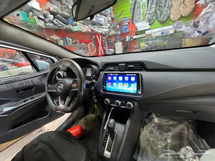 تركيب شاشه نيسان صني 2023 1