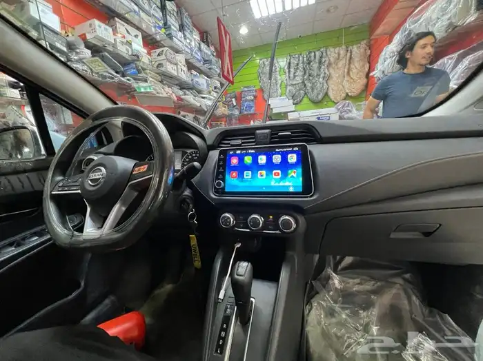 تركيب شاشه نيسان صني 2023 5