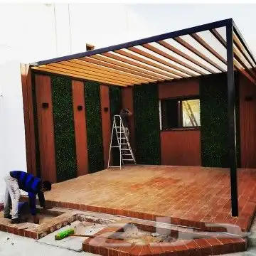 سواتر مظلات جلسات شتويه  تنسيق احواش  عوازل اسطح  اصباغ 5