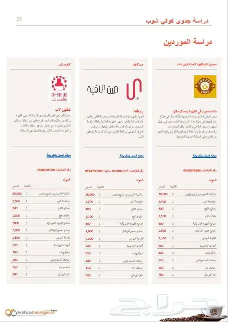 دراسات جدوى تفصيلية ومعتمدة عروض خاصة 6