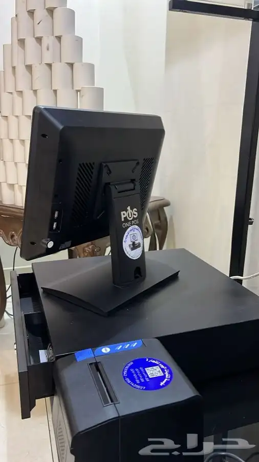 كاشير لمس وايباد اجهزة محمول ميزان باركود طابعة بوليصة 1