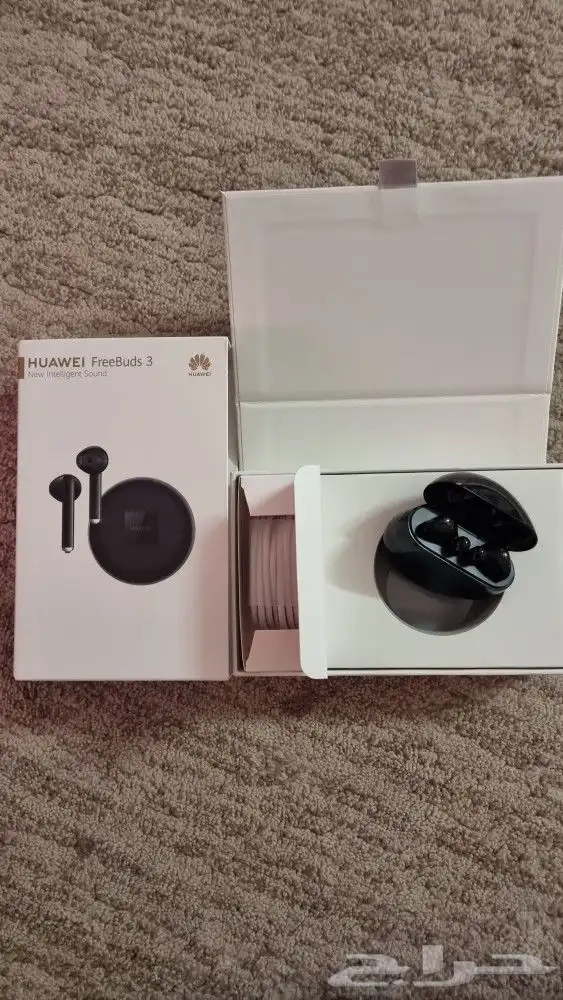 سماعة هواوي Free Buds 3 اسود 0