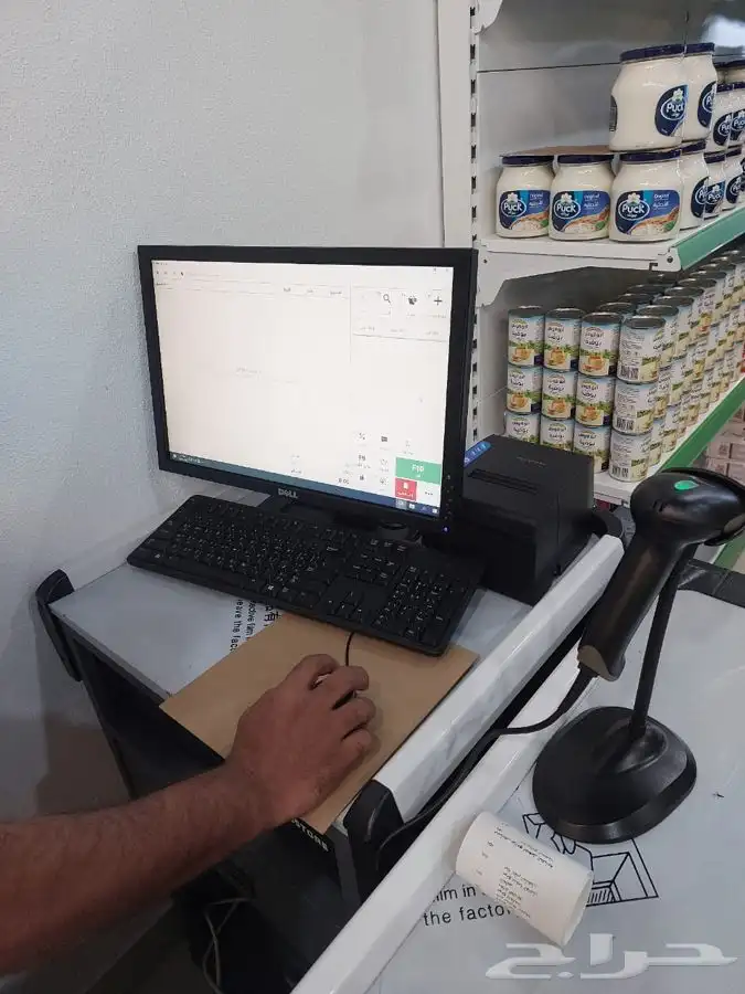 كاشير لمس وايباد اجهزة محمول ميزان باركود طابعة بوليصة 10