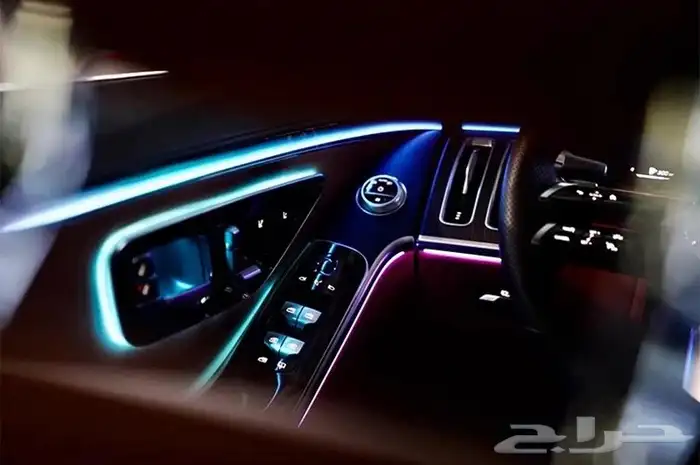 ليد تفاعلي مرسيدس الجوهرة 2022 _سماعات 4D_تخشيب بيانو بلاك 0