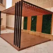 تنسيق وتنفيذ جلسات شتويه وبرجولات وديكورات داخليه وسواتر 0