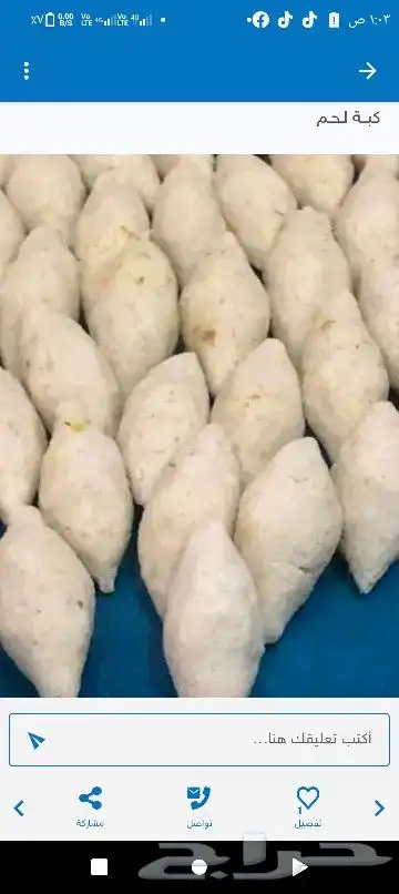 يوجد لدينا كبه في لحم غنم نعيمي مكفوله 1