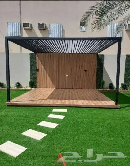 تنسيق وتنفيذ جلسات شتويه وبرجولات وديكورات داخليه وسواتر 1