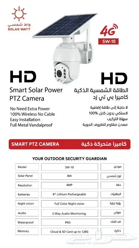 كاميرات مراقبة واي فاي متحركة PTZ 2