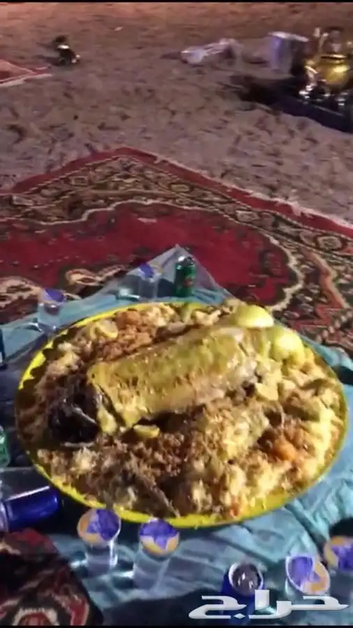 تجهيز مخيمات في حائل مع عمال ضيافة 38