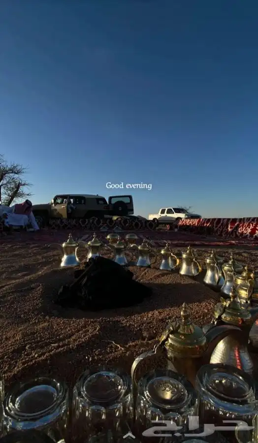 تجهيز مخيمات في حائل مع عمال ضيافة 30