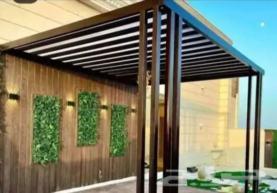 تنسيق وتنفيذ جلسات شتويه وبرجولات وديكورات داخليه وسواتر 2