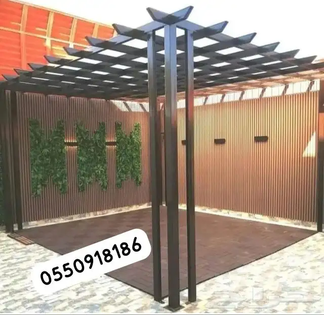 تنسيق وتنفيذ جلسات شتويه وبرجولات وديكورات داخليه وسواتر 8