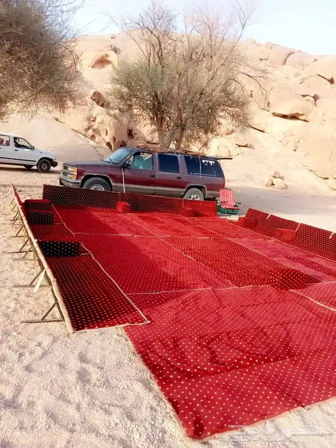 تجهيز مخيمات في حائل مع عمال ضيافة 10