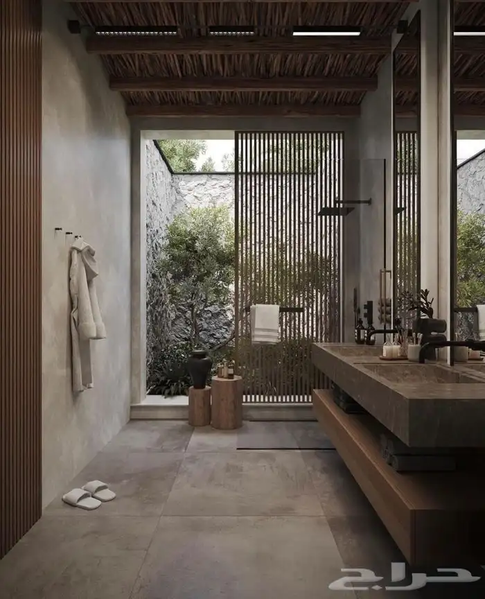 بناء كوخ وديكور الاستراحات والجلسات الخارجية والداخلية 13