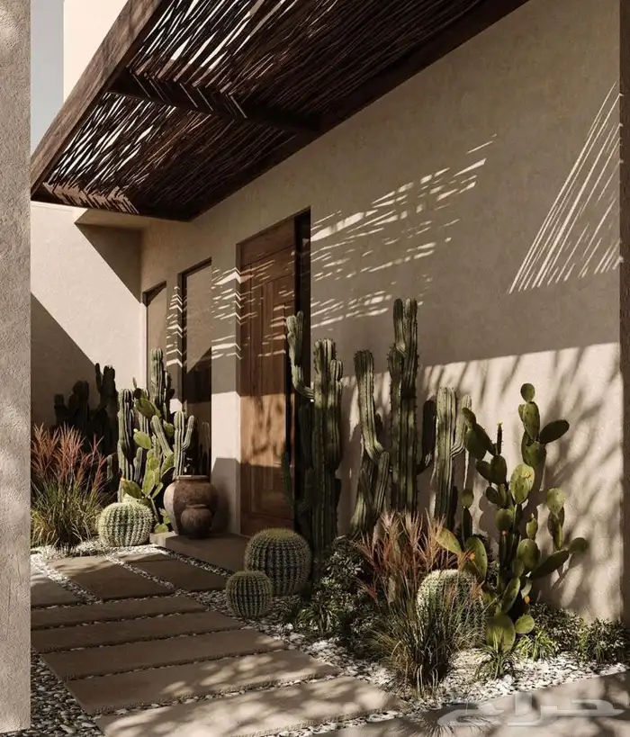 بناء كوخ وديكور الاستراحات والجلسات الخارجية والداخلية 22