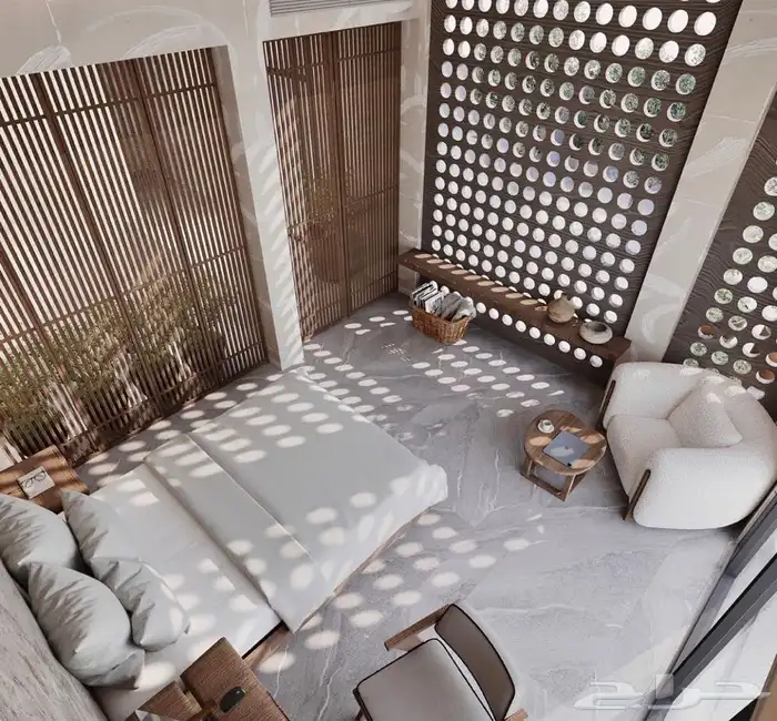 بناء كوخ وديكور الاستراحات والجلسات الخارجية والداخلية 24