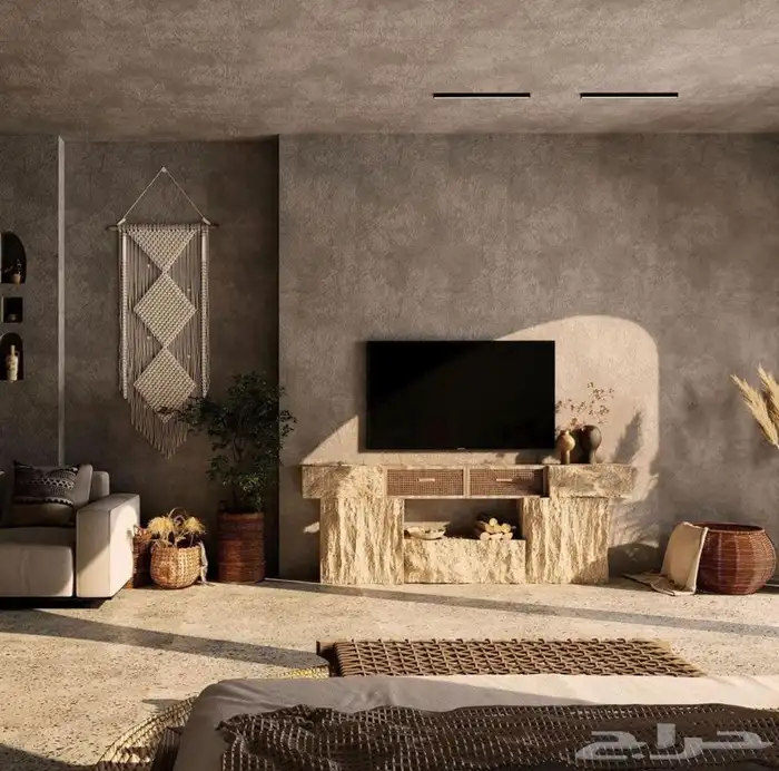 بناء كوخ وديكور الاستراحات والجلسات الخارجية والداخلية 21