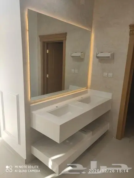 مغاسل رخام صناعي موديلات 2025 4