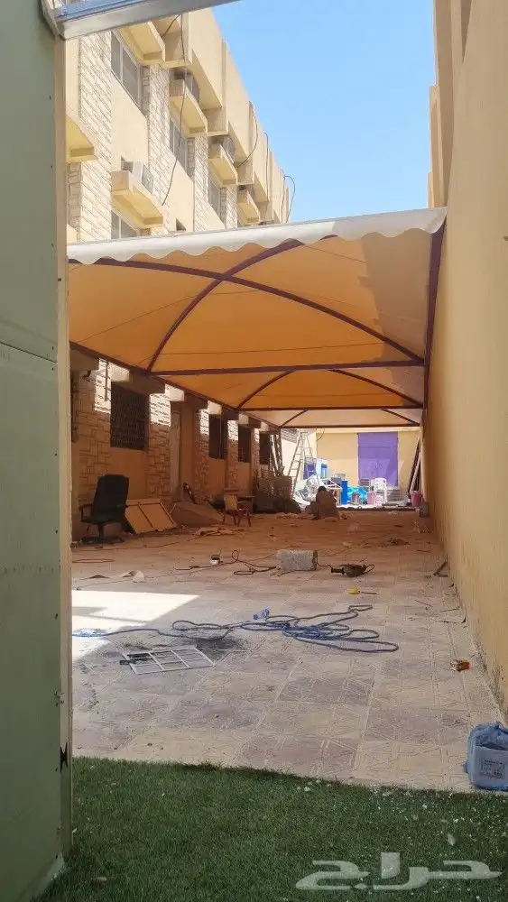 خيام بيوت شعر مظلات سواتر برجولات جلسات هناجر شبوك زراعيه 9
