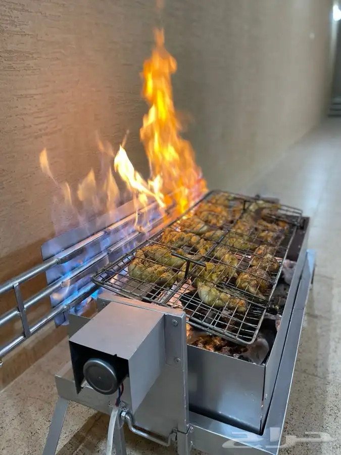 شواية دوران كهرب غاز وفحم 30