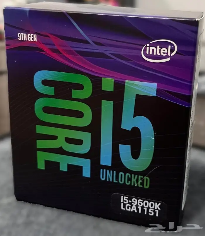 للبيع معالج intel i5 9600k بحالة ممتازه 8