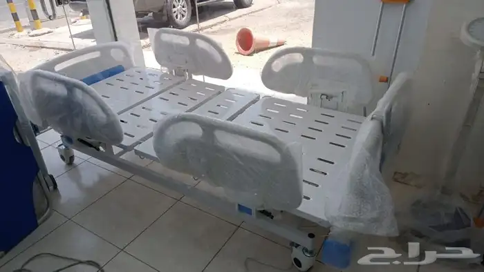 سرير طبي للمرضى جديد 5 حركات كهربائي جوانب فايبر 12