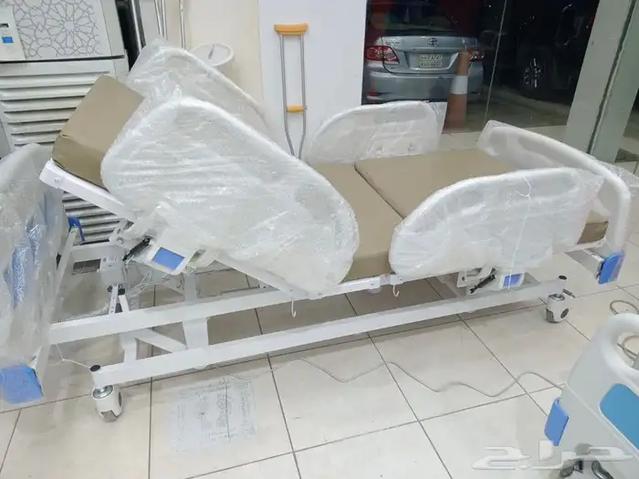 سرير طبي للمرضى جديد 5 حركات كهربائي جوانب فايبر 3