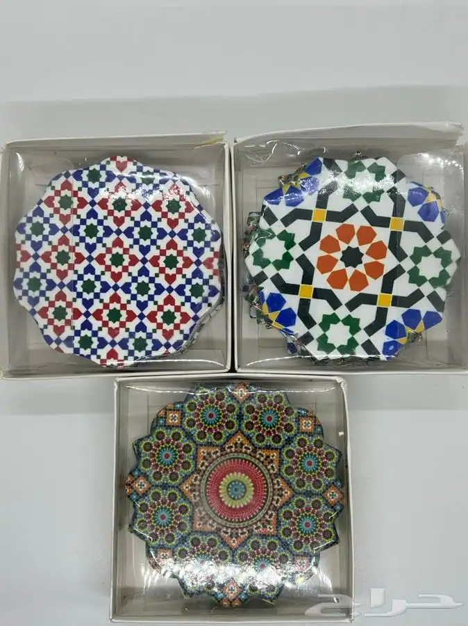 كوستر قهوة زليج مغربي 2