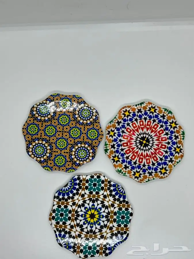 كوستر قهوة زليج مغربي 1