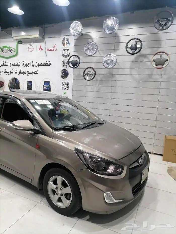 تركيب مثبت سرعه اكسنت 2014 1