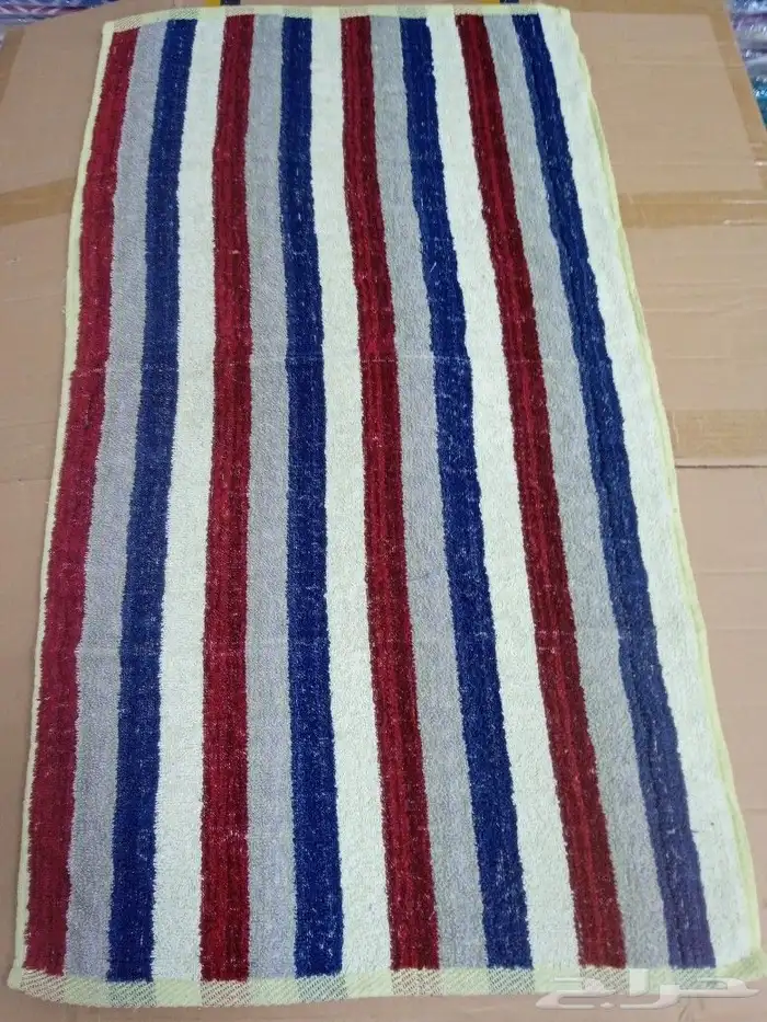 مناشف قطن مصرية وسط ملونه 3