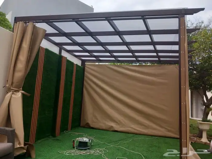 سواتر ومضلات تنسيق جلسات شتويه  جميع اعمال الحداده 2