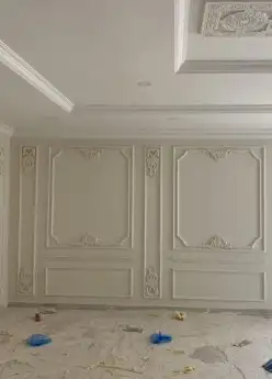 ديكورات جبس تركيب بديل رخام بديل خشب 6