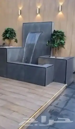 نحت اسمنت ديكور شلالات أحواض زراعه تنسيق نوافير مؤسسة العبر 1