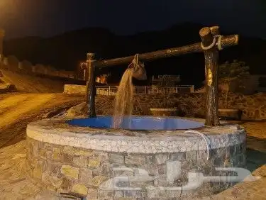 نحت اسمنت ديكور شلالات أحواض زراعه تنسيق نوافير مؤسسة العبر 2