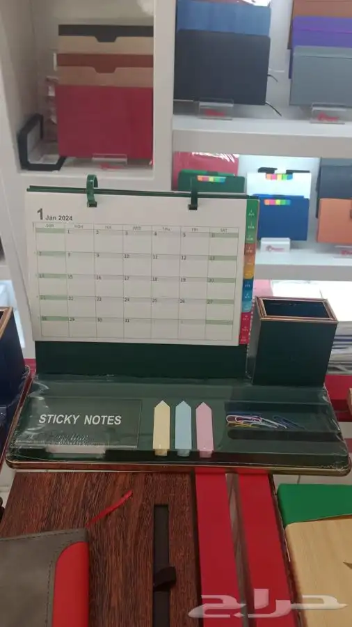 كالندر تقويم سنوي 2024 طباعة اجندة نوت بوك فلاش مج كاب قلم 5