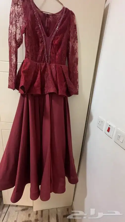 فستان حفلات ومناسبات نظيف للأمانة استخدام مرة وحده 4